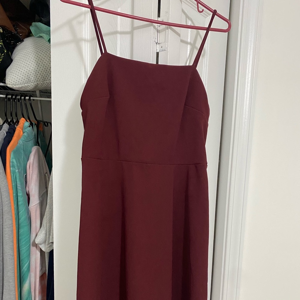 Burgundy Formal Dress